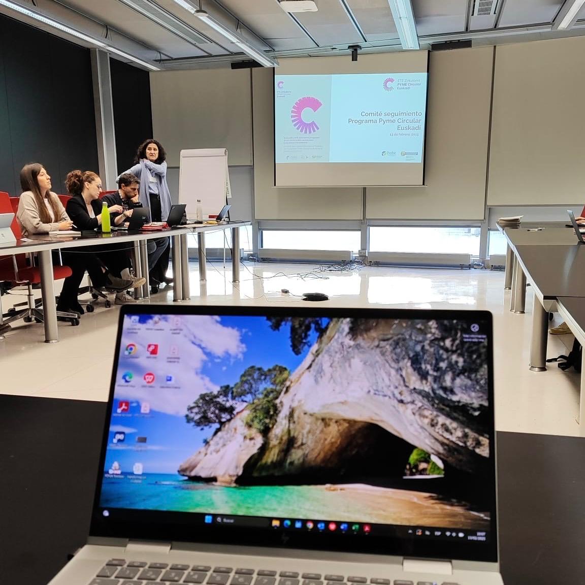 PRIMER ENCUENTRO DEL AÑO DEL COMITÉ DE SEGUIMIENTO DEL PROGRAMA PYME CIRCULAR EUSKADI DEL QUE FORMAMOS PARTE